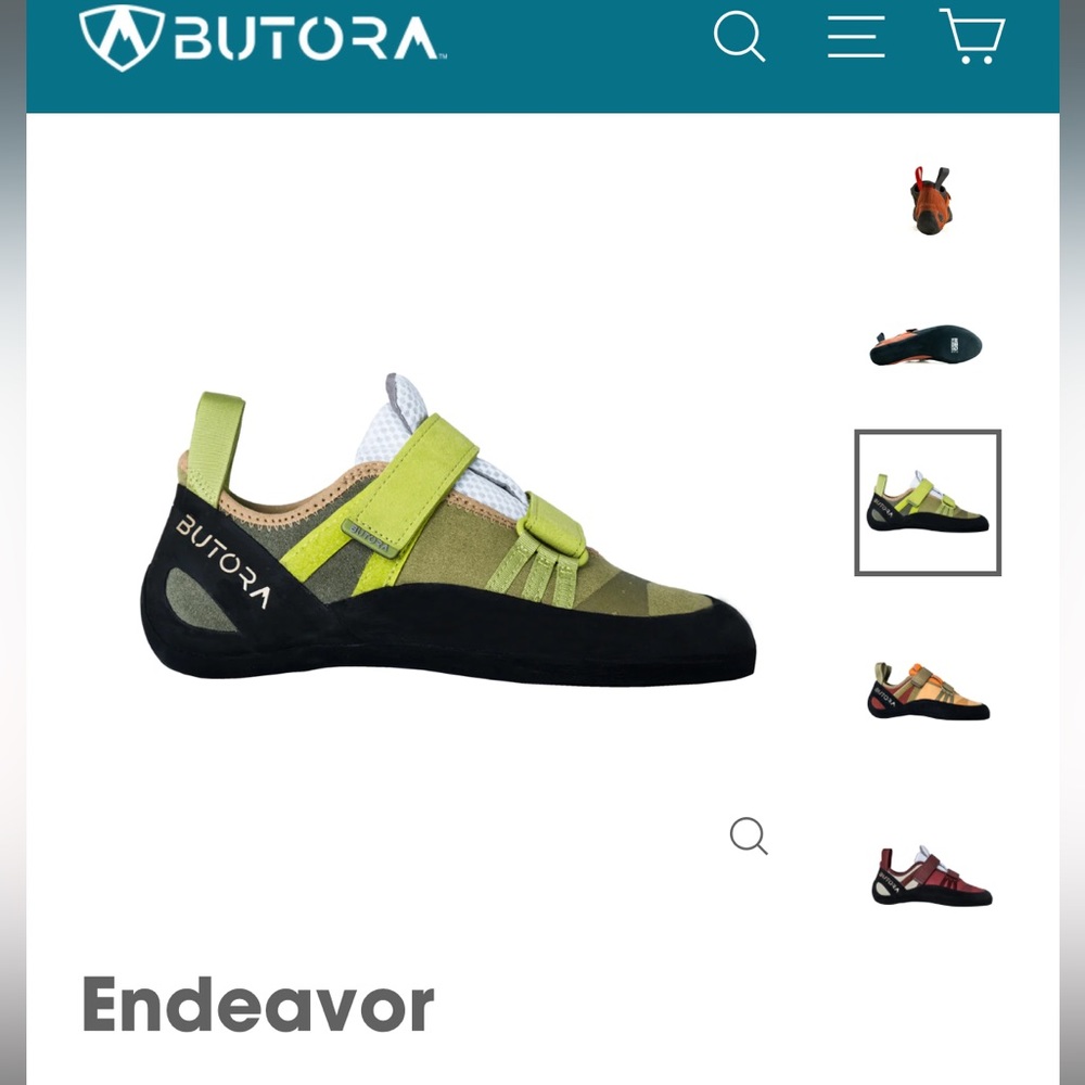 Rock climbing shoes
